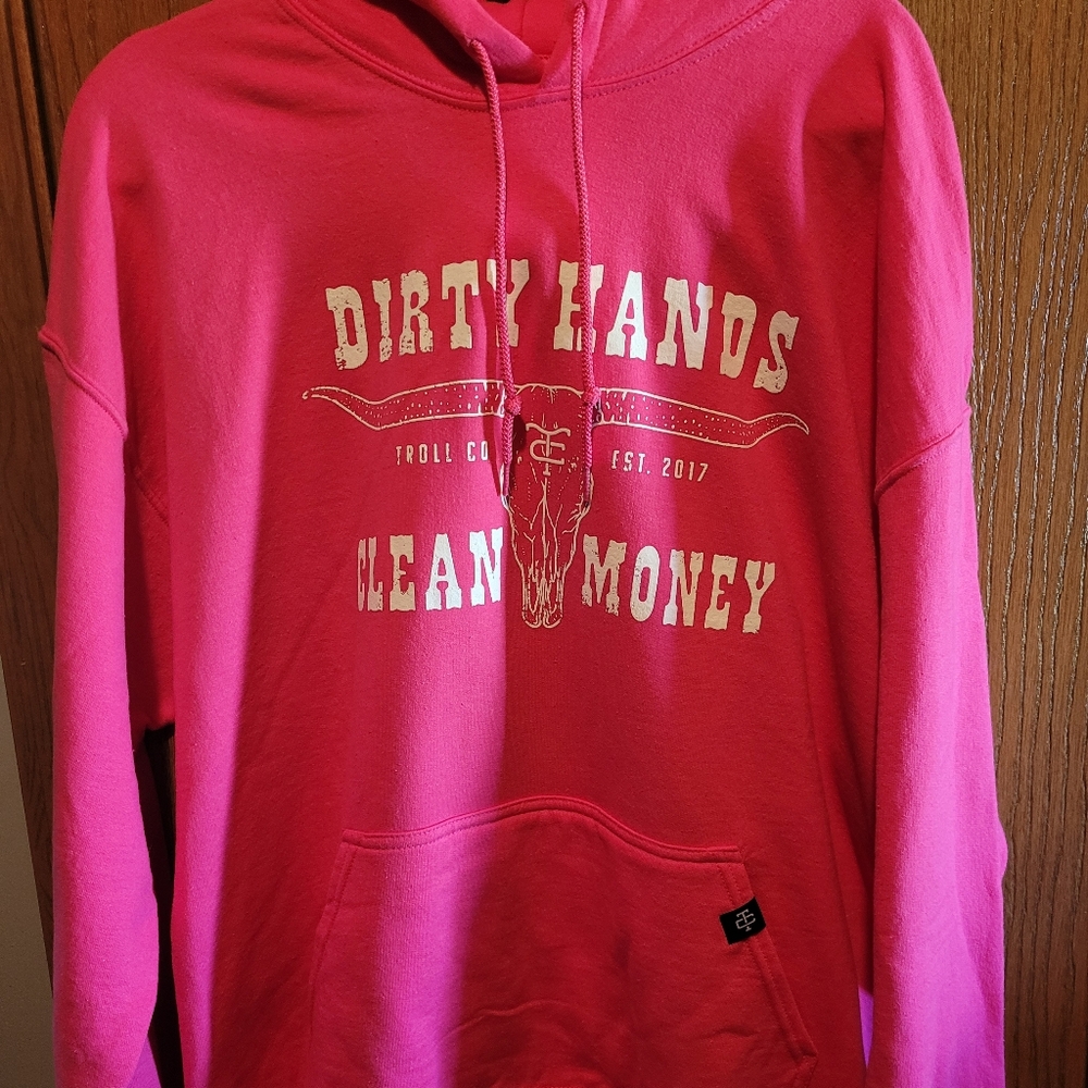 Troll Co- Long Sleeve hooded sweatshirt with front pockets